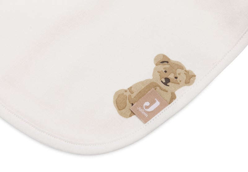 Jollein Bib Jersey Waterproof Teddy Bear/Harvest (5pack) - Image 3